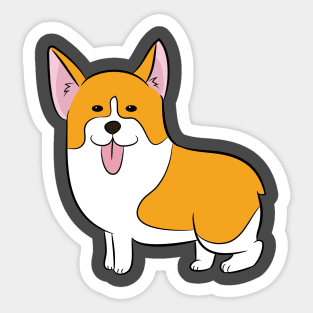 Corgi Lick Sticker